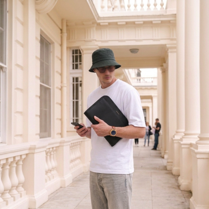 A★Star Moderne Or Jaune · Cuir Cognac — lifestyle streetwear en ville