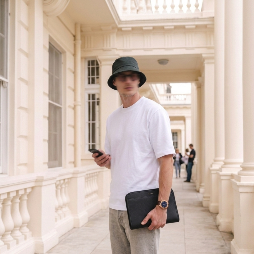 A★Star Moderne Or Rose · Cuir Brun — lifestyle streetwear en ville