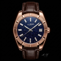 Or Rose · Cuir Brun